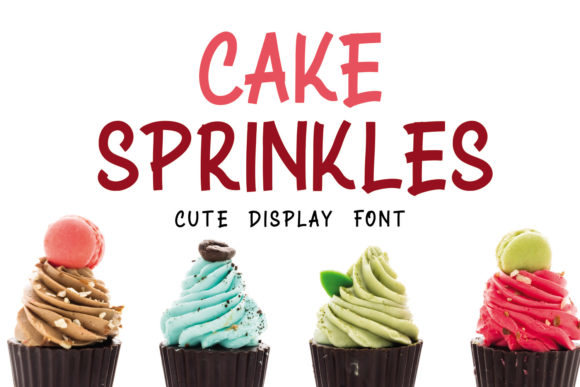Cake Sprinkles: Elevating Design with a Fun and Chic Display Font
