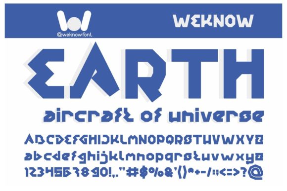 Earth Aircraft Universe: Integrating a Bold Display Font into Professional Workflows
