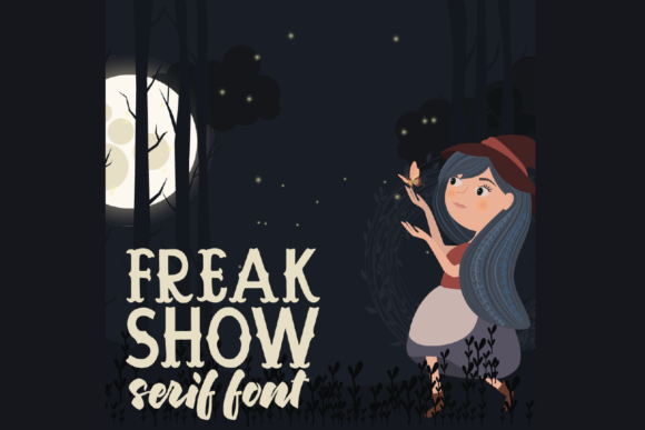 Freak Show: A Bold Display Font for Distinctive Visual Impact