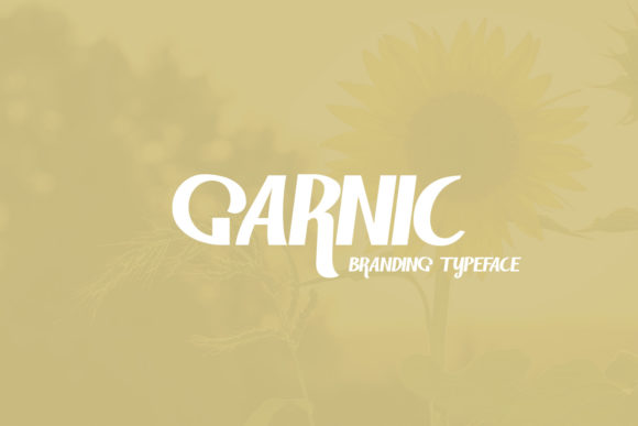 Garnic: The Exquisite Display Font for Distinctive Design