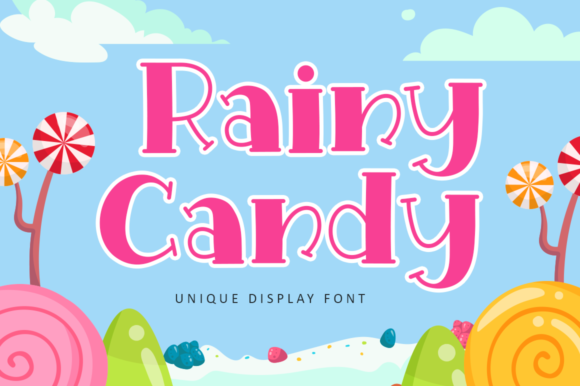 Rainy Candy: The Playful Typography Choice for Modern Designs