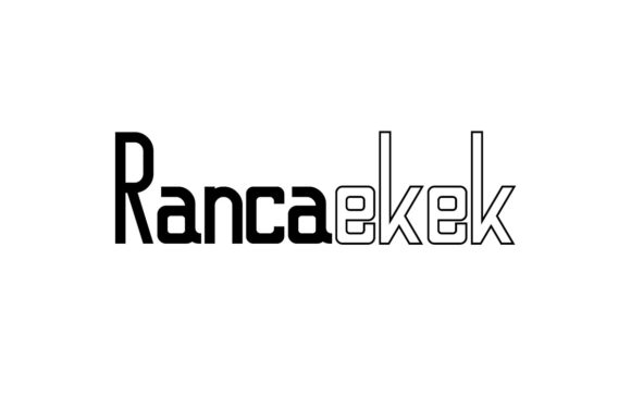 Rancaekek: The Minimalist Typeface for Modern Design