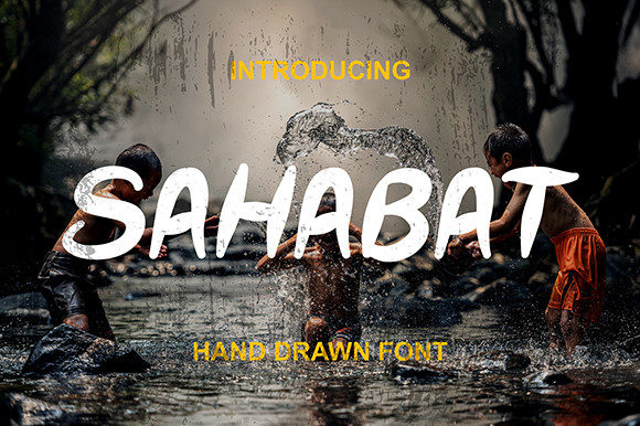 Sahabat: The Paint-Brushed Font That Elevates Your Design