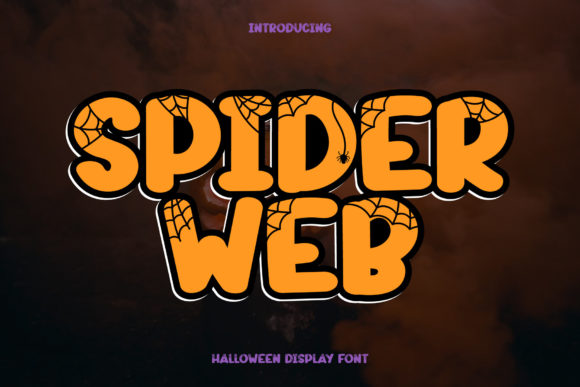 Spider Web: The Ultimate Spooky Display Font for Halloween Projects