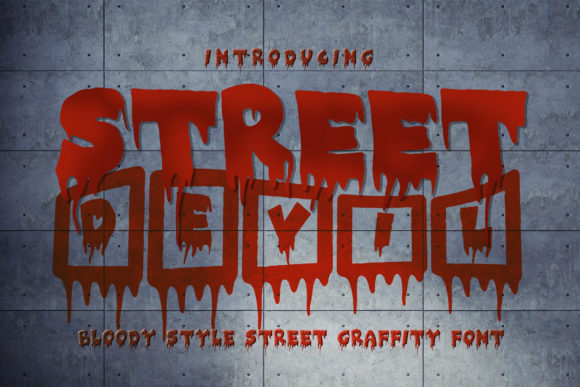 Street Devil: The Ultimate Creepy Display Font for Bold Designs