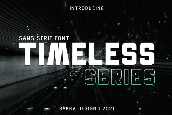 Timeless Series: A Bold Display Font for Every Creator