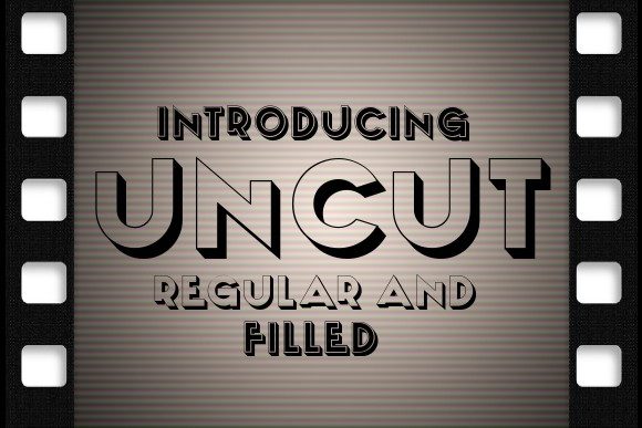 Uncut: The 3D Display Font That Brings Depth to Your Design Projects