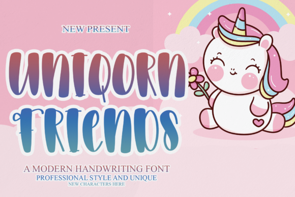 Uniqorn Friends: A Playful Font for Creative Projects