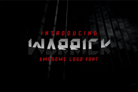 Warrick: The Bold Robotic Display Font for High-Impact Design