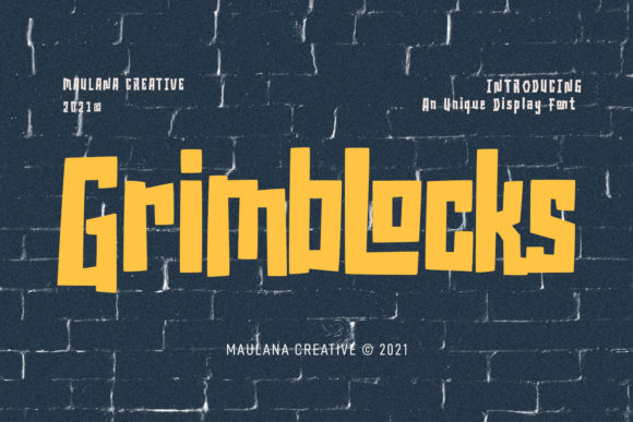 Why Grimblocks Is the Ultimate Display Font for Bold, Playful Design