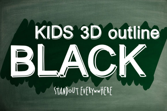 Why Kids 3D Outline Black Is the Unexpected Powerhouse for Modern Design Projects