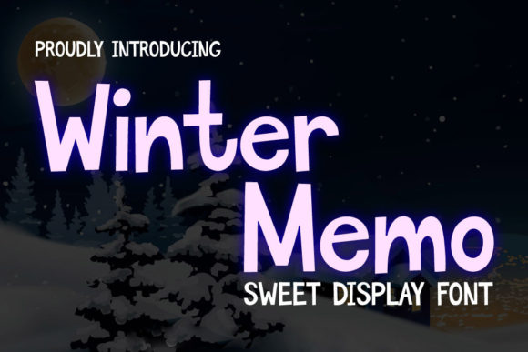 Winter Memo: The Playful Display Font That Brings Joy to Every Project